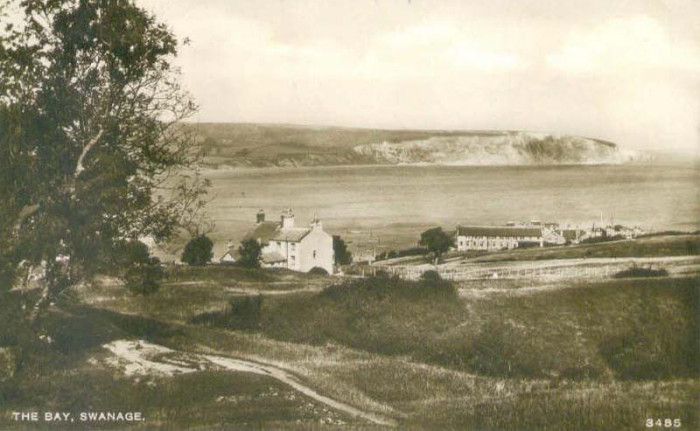 Old photograph of fields
