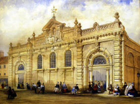 Painting of a building in Weymouth